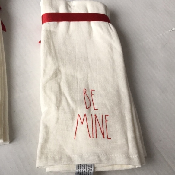 Rae Dunn Set 2 Valentine’s Day Love Kitchen Towels Set - Picture 8 of 12